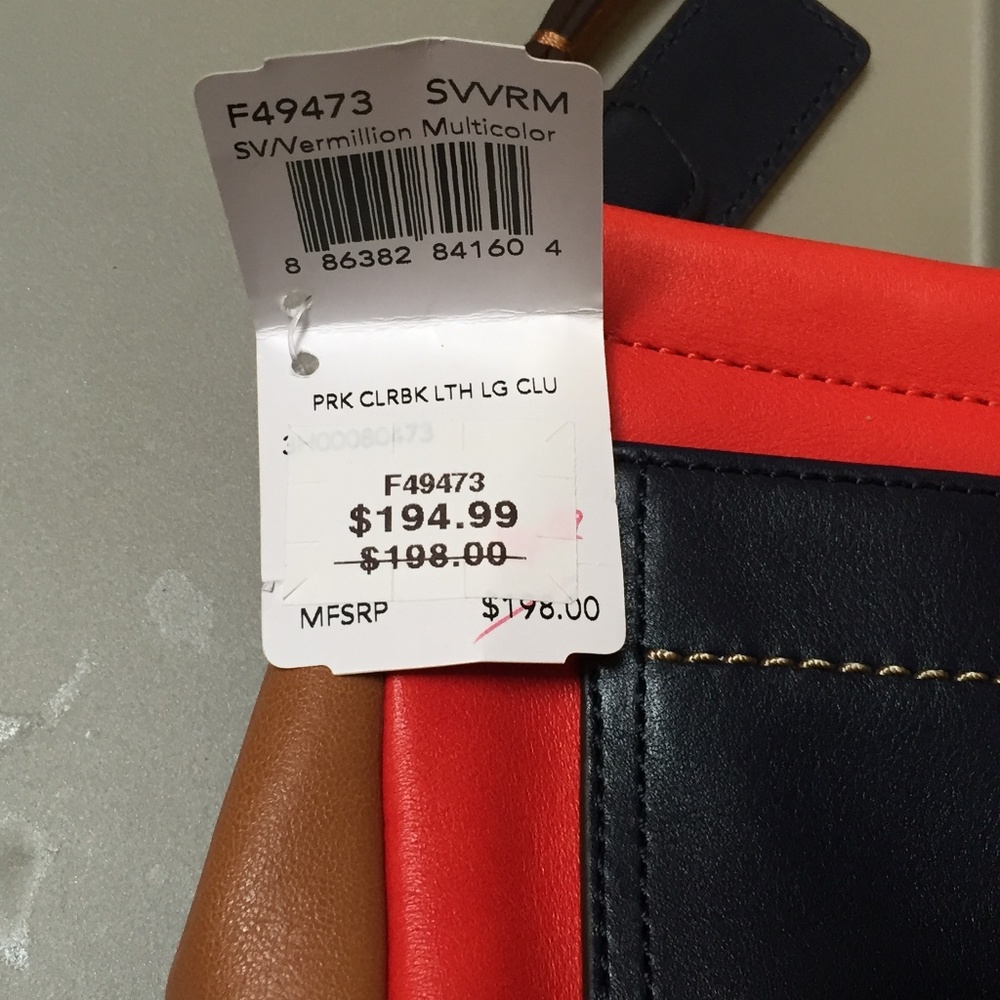 NWT Small Multi-Colored Coach Handbag - Picture 3 of 5